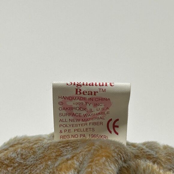 Ty Beanie Baby Signature Bear with tags 1999 Retired Original - Picture 7 of 15